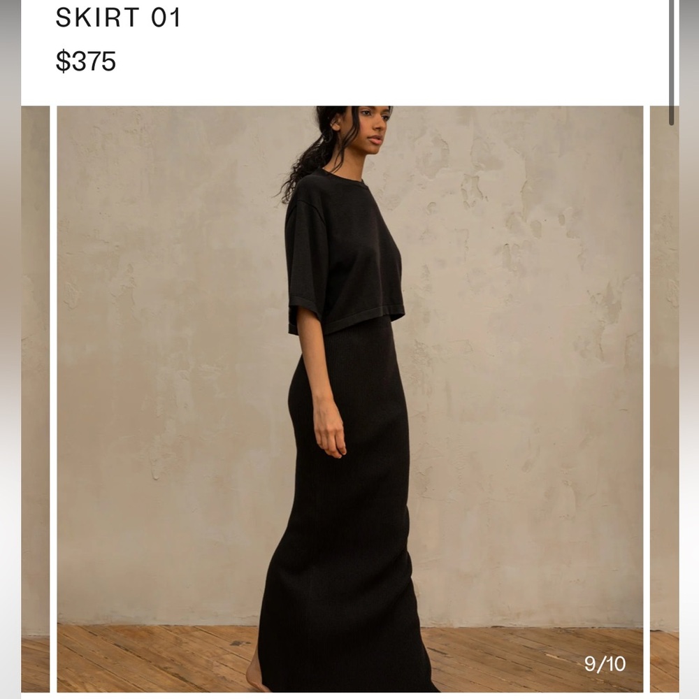 NEW &OR knit skirt